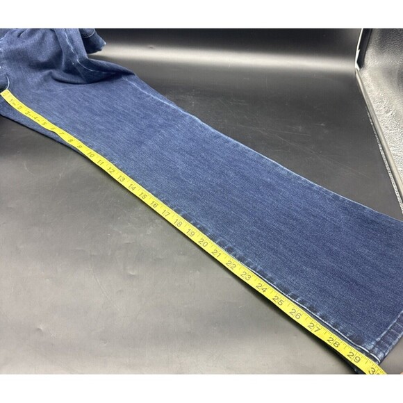 Soft Surroundings Jeans Womens Blue Pull On Boot Cut Denim Jeans Stretch Sz S - Picture 9 of 10